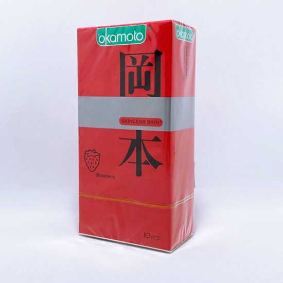 Bao cao su hương thơm Strawberry Okamoto Nhật Bản Bao cao su hương thơm Strawberry Okamoto Nhật Bản