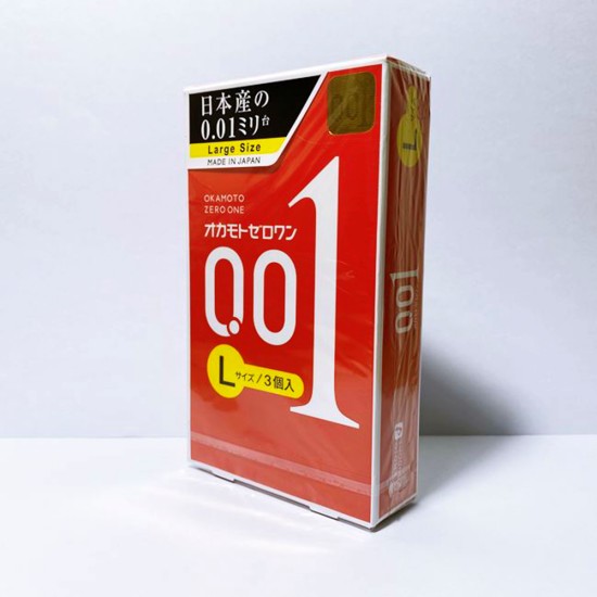 Bao cao su size lớn siêu mỏng Okamoto 0.01 Zero One Nhật Bản