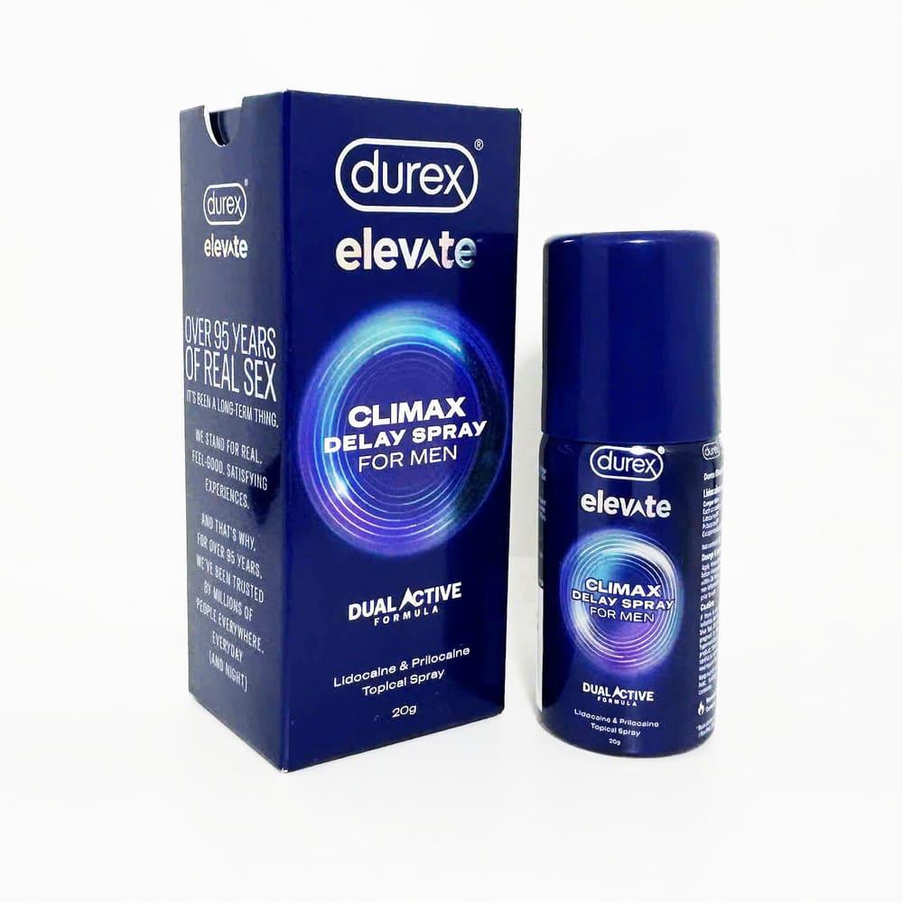 Bình xịt Durex Elevate Climax Delay 20g chống xuất tinh sớm