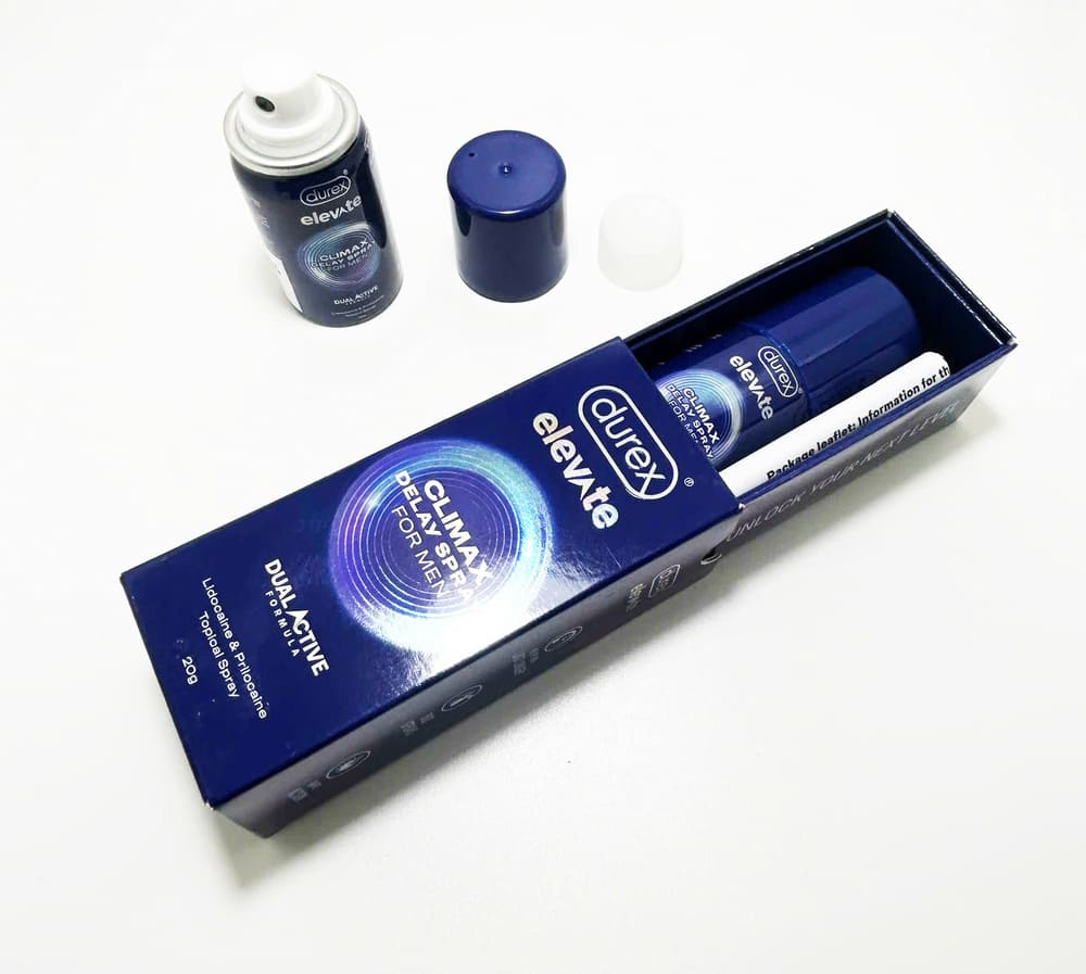 Bình xịt Durex Elevate Climax Delay 20g chống xuất tinh sớm