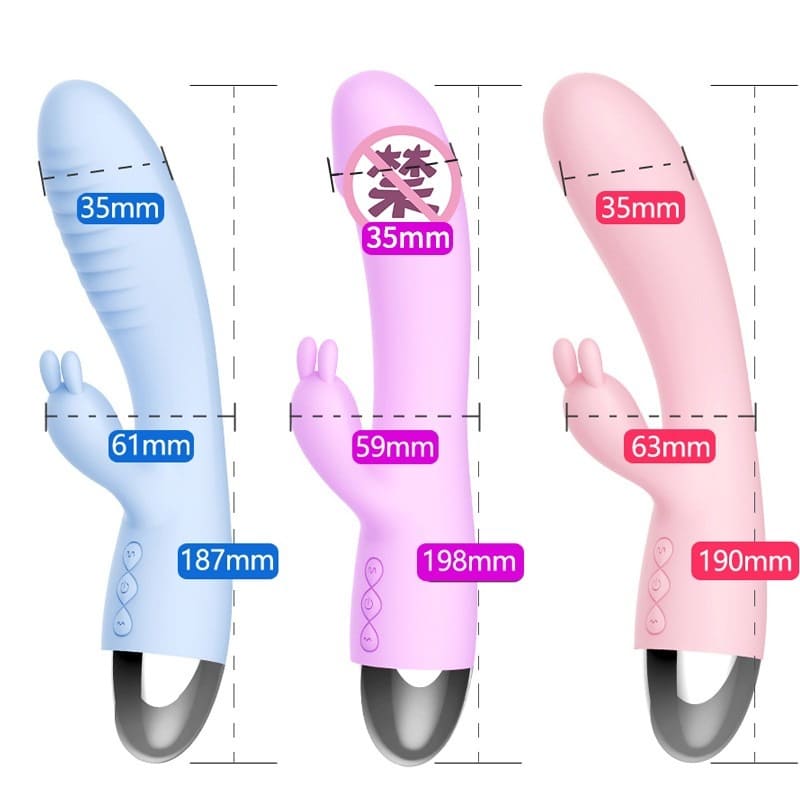 Dương vật giả nhỏ gọn có rung Leten Rabbit - Nhật Bản
