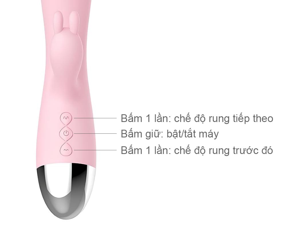Dương vật giả nhỏ gọn có rung Leten Rabbit - Nhật Bản