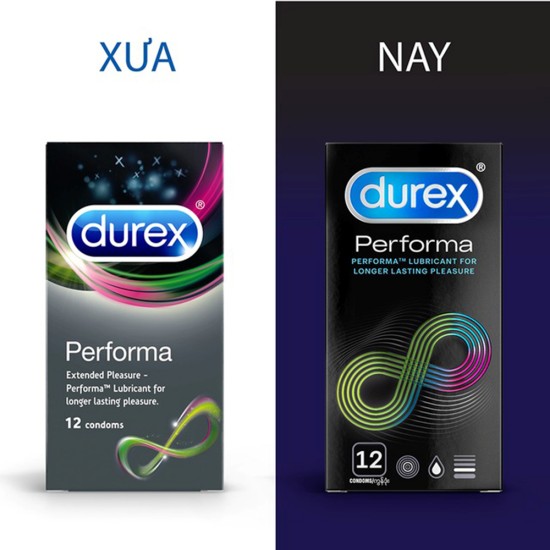 Bao cao su kéo dài thời gian Durex Performa