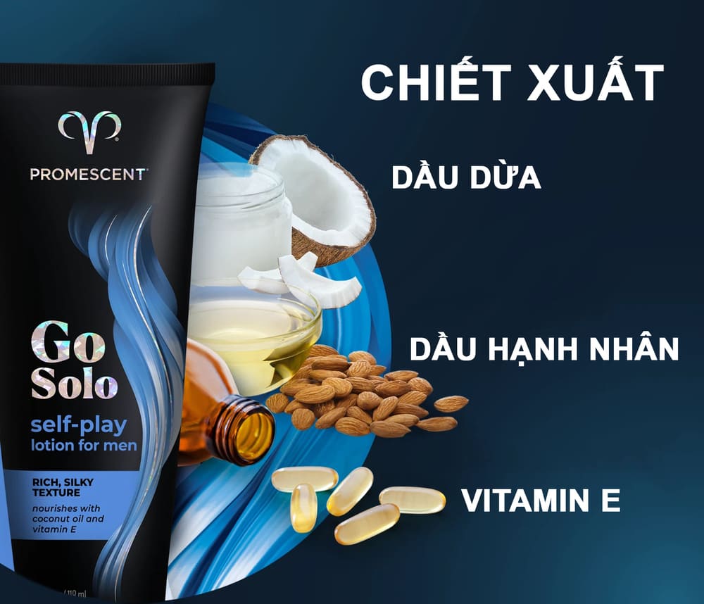 Gel bôi trơn cho nam cao cấp Promescent Go Solo Mỹ