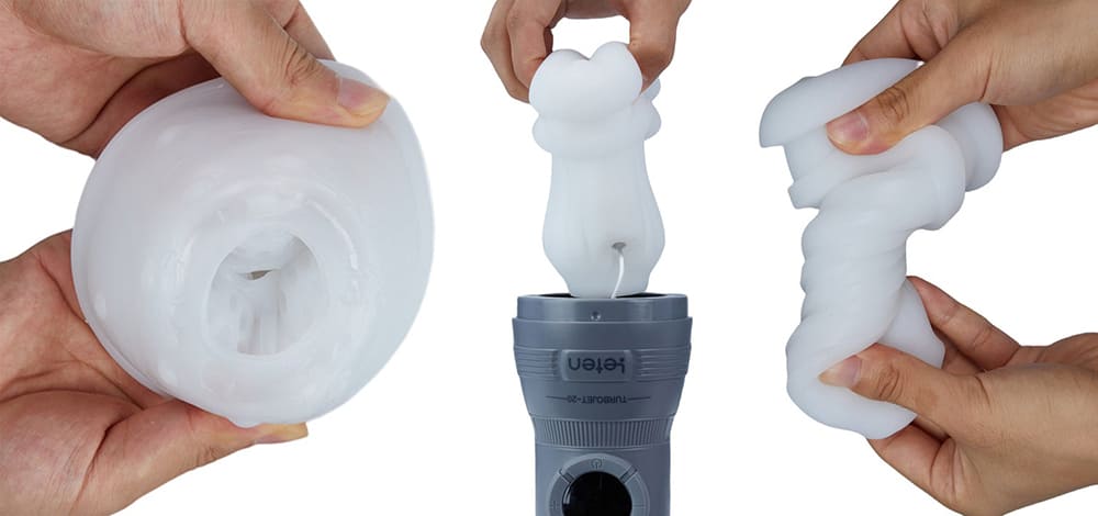 Máy thủ dâm nam rung co bóp có âm thanh màn hình LCD Leten TurboJet-20