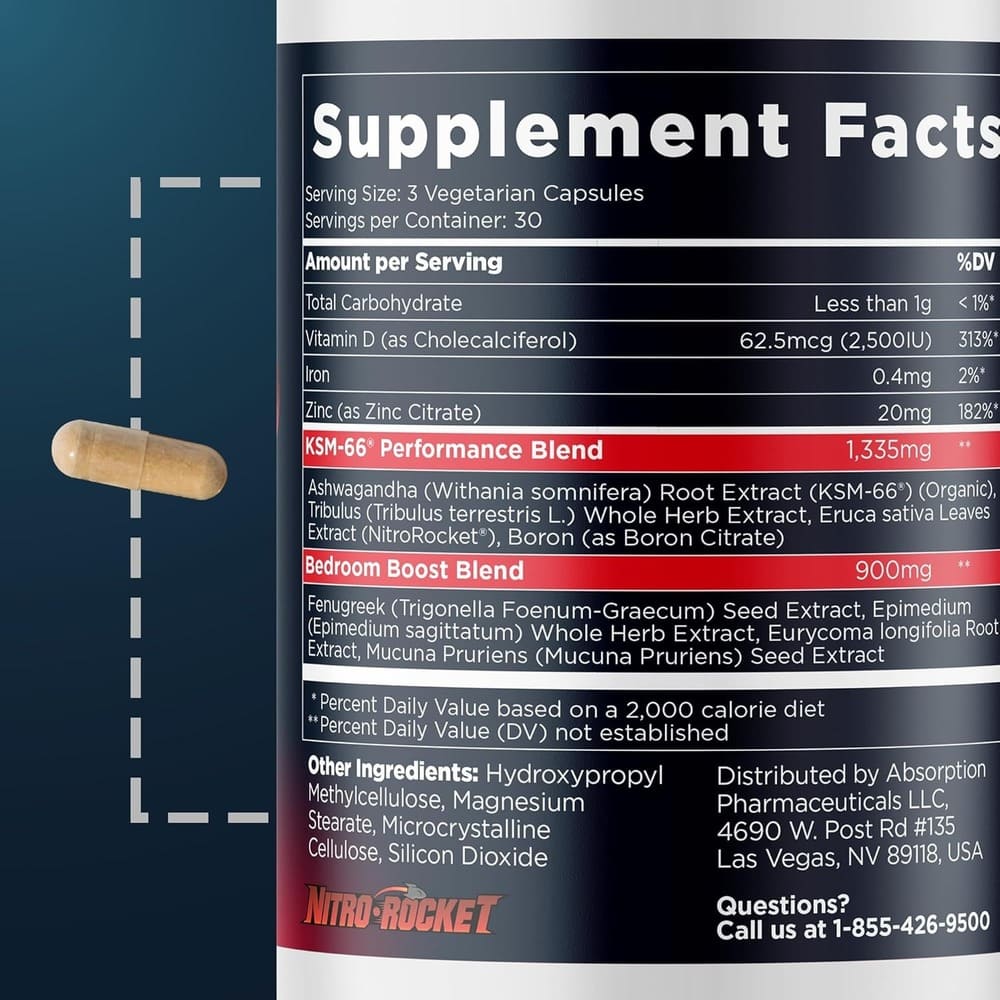 Viên uống hỗ trợ sinh lý nam Promescent Testosterone Booster - 90 viên