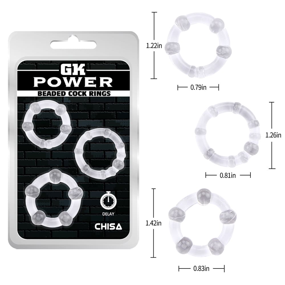 Vòng bi đeo dương vật tăng khoái cảm Chisa GK Power