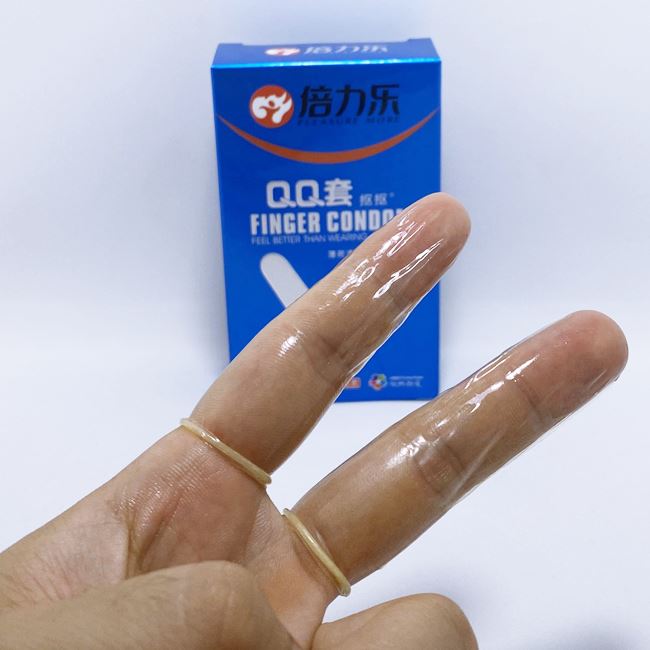 bao cao su ngón tay Finger Condom