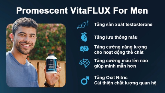 Thảo dược tăng cường sinh lý nam Promescent VitaFLUX For Men