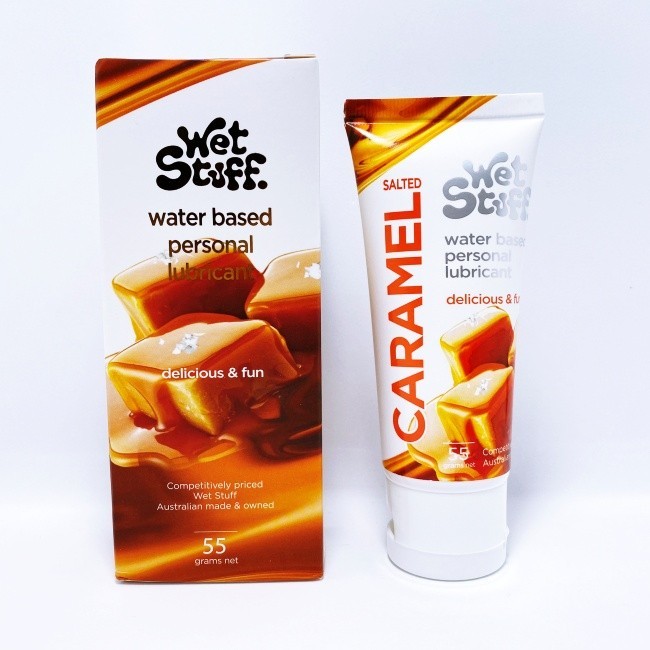 Gel quan hệ bằng miệng vị mặn Oral Sex Wet Stuff Caramel - 55g