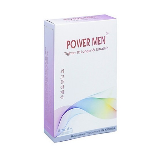 Bcs kéo dài thời gian size nhỏ mỏng trơn Power Men Longer Ultrathin - 12s